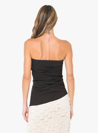 Jbq - Royce Strapless Straight Neckline Top