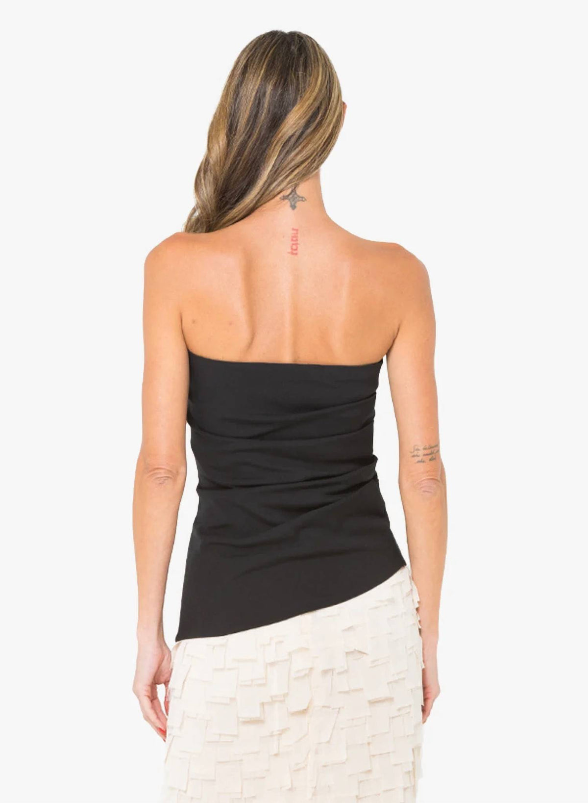 Jbq - Royce Strapless Straight Neckline Top