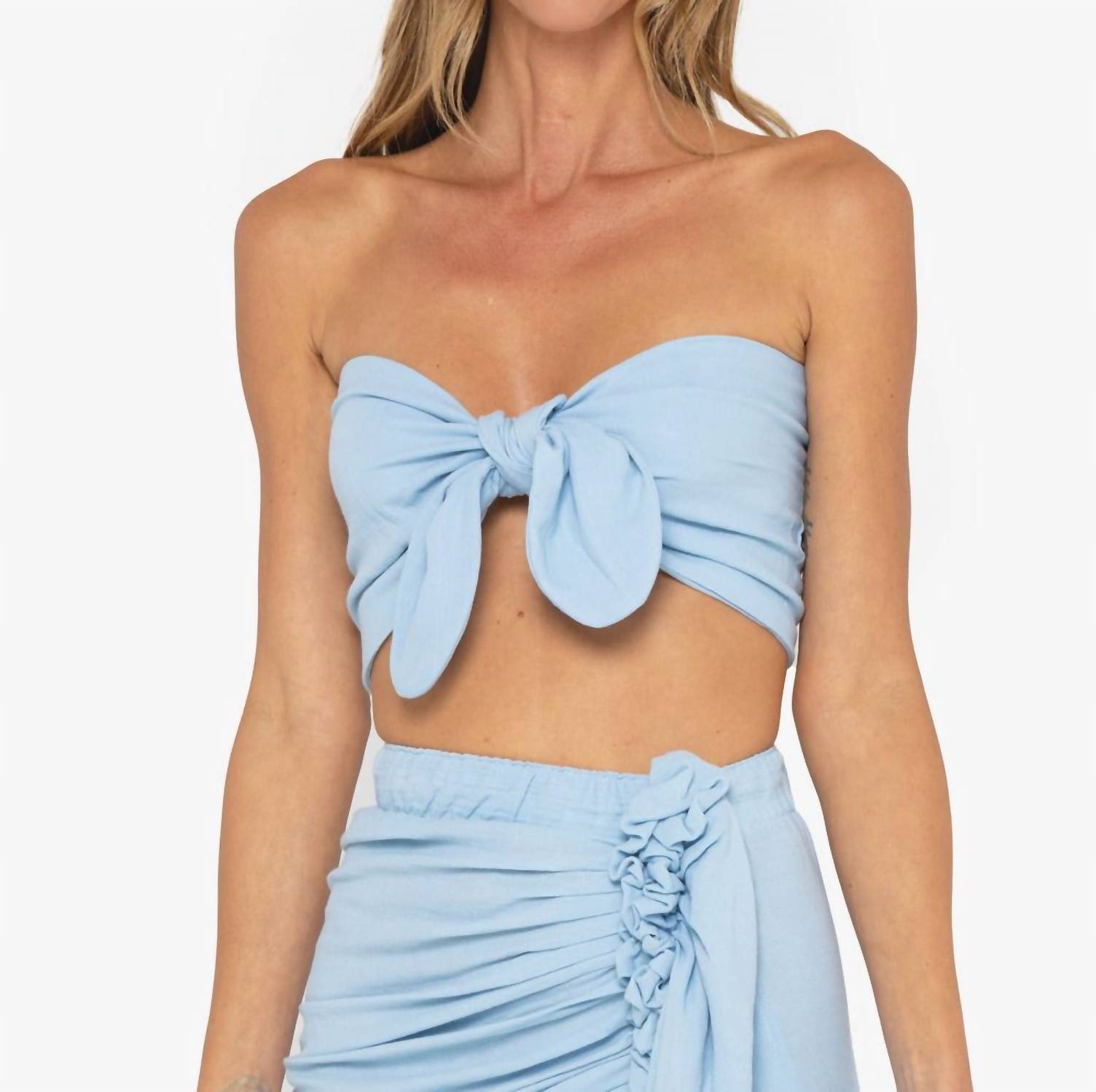 Jbq - Silvia Bandeau - bandeaus - blue - bras