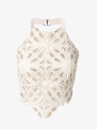 Jbq - Siri Lace Macrame Top