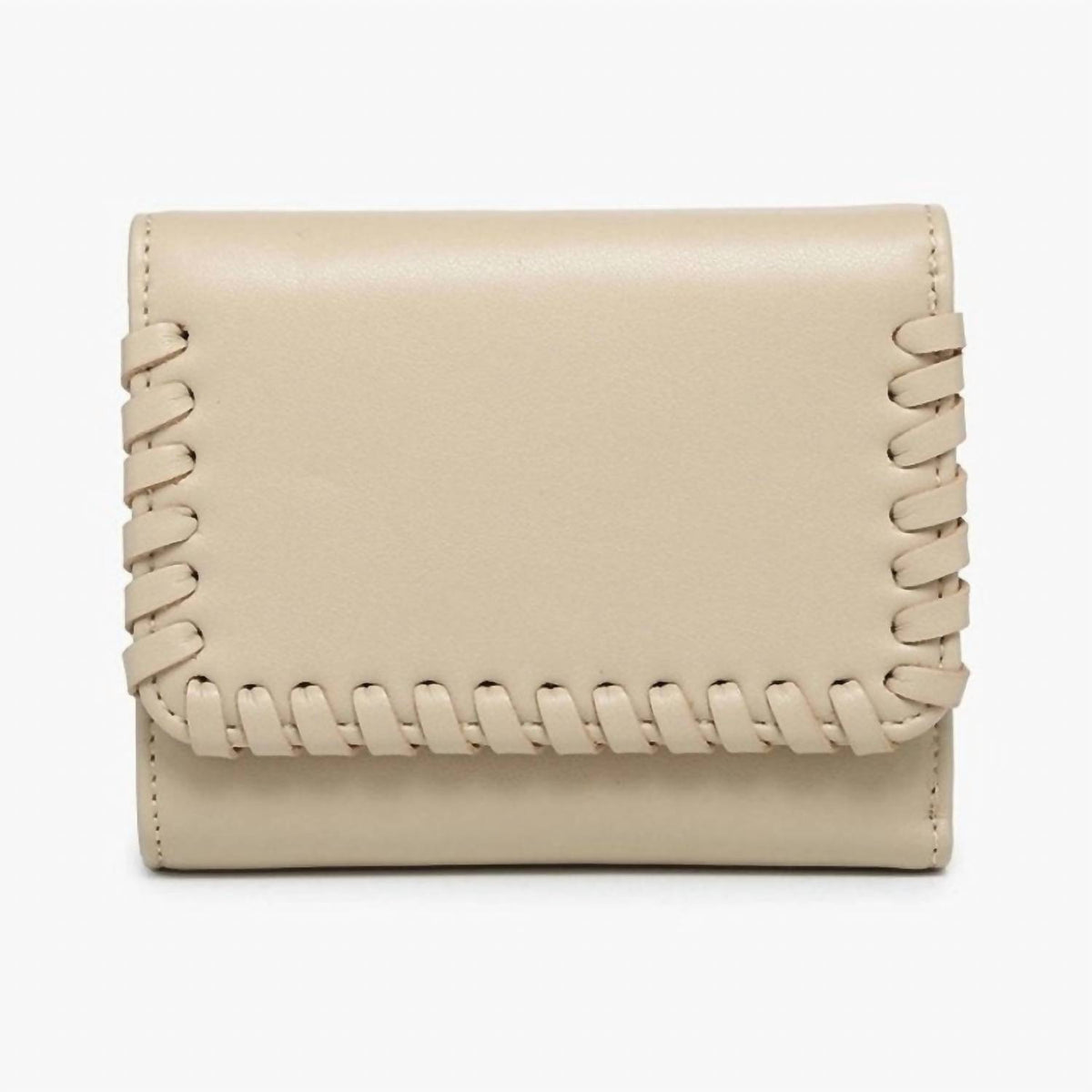 Jen & Co. - Women's Logan Whipstitch Trifold Wallet
