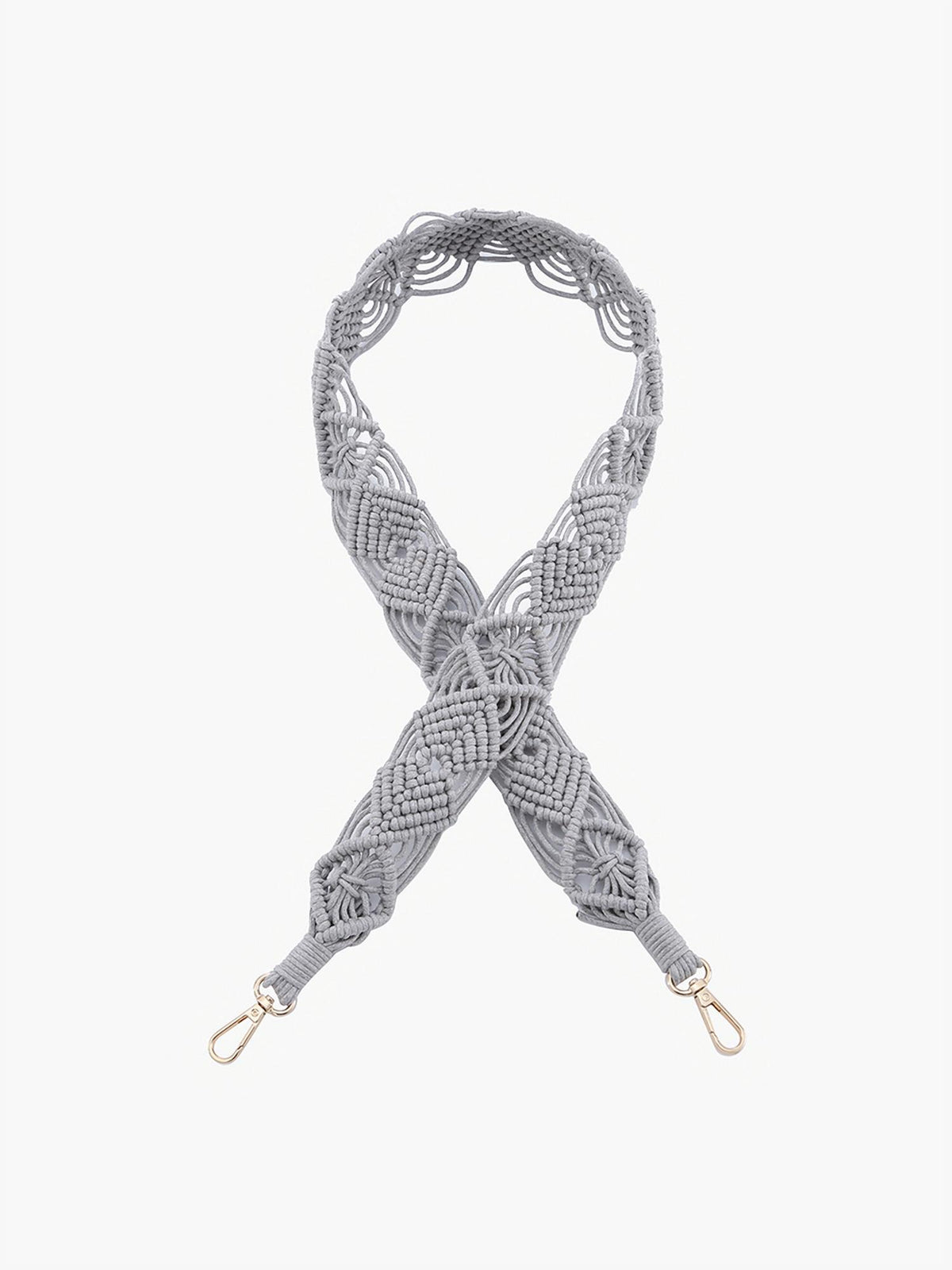 Jen & Co. - Women's Woven Macrame Crossbody Purse Strap