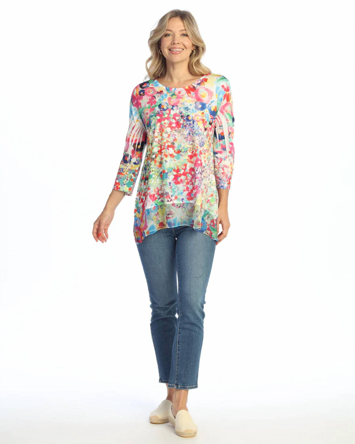 Jess & Jane - Chiffon Hem Top