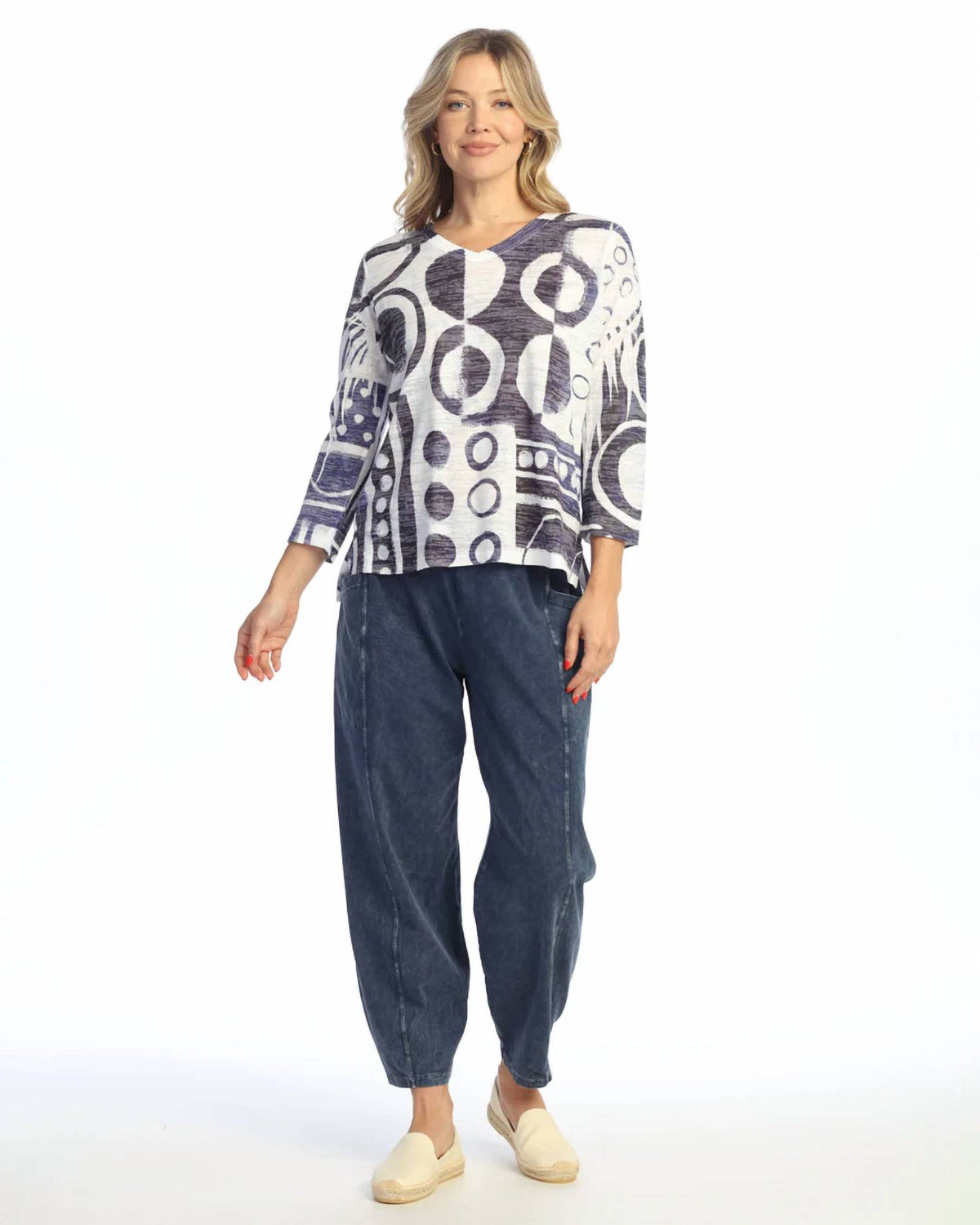 Jess & Jane - Dottie Burnout High Low Top