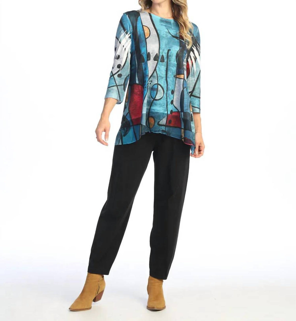 Jess & Jane - Granada Chiffon Hem Top