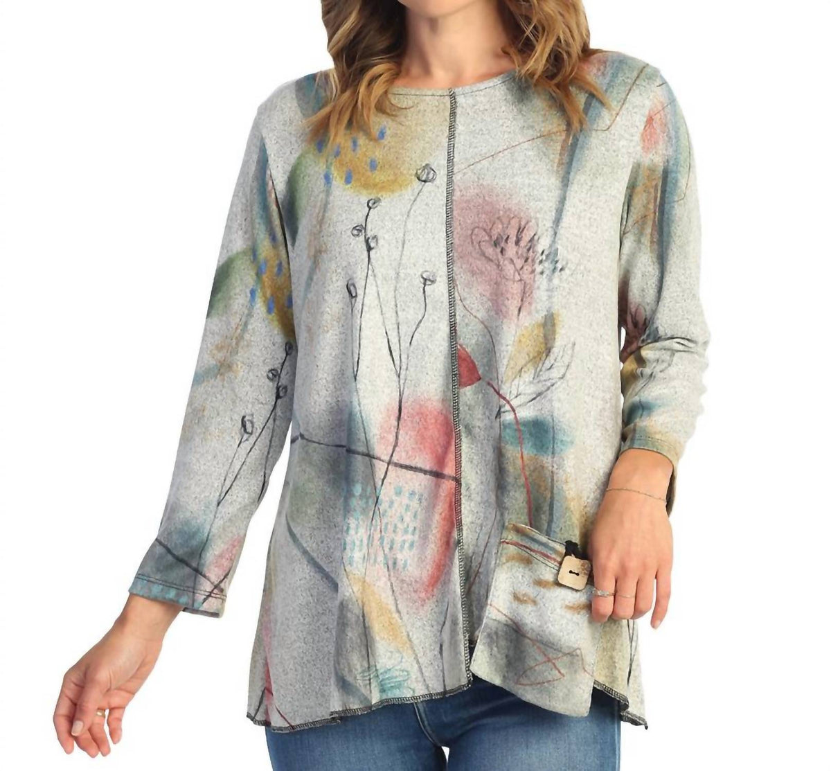 Jess & Jane - Hazel French Brushed Knit Top