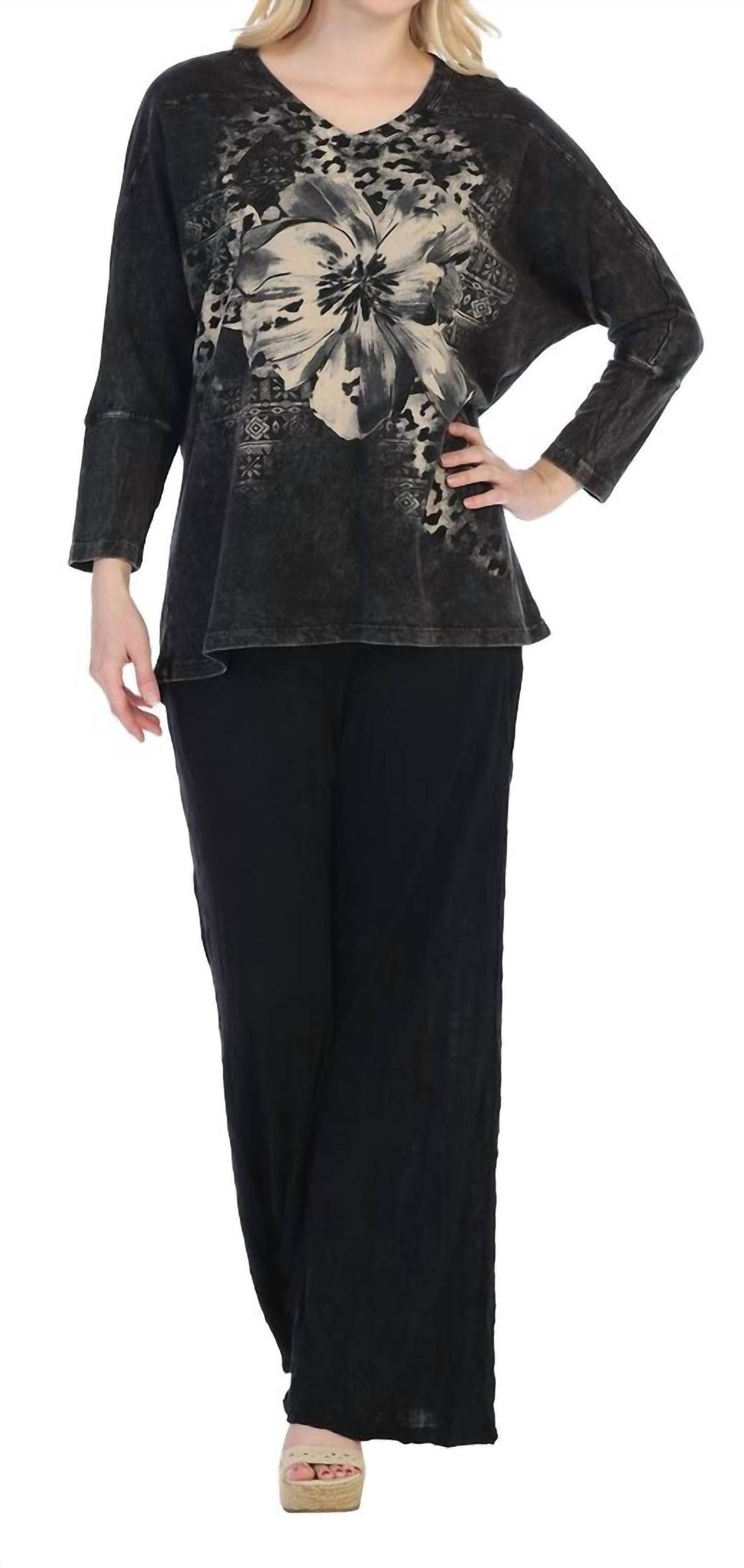 Jess & Jane - Jasmine Cotton Dolman Sleeve Top