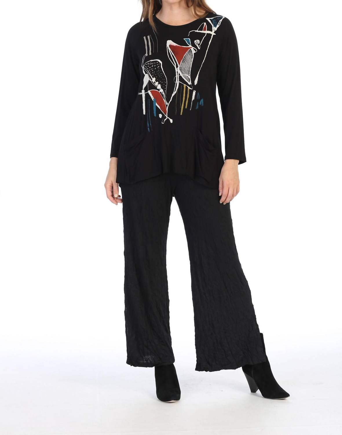 Jess & Jane - Muse Two Pocket Modal Top