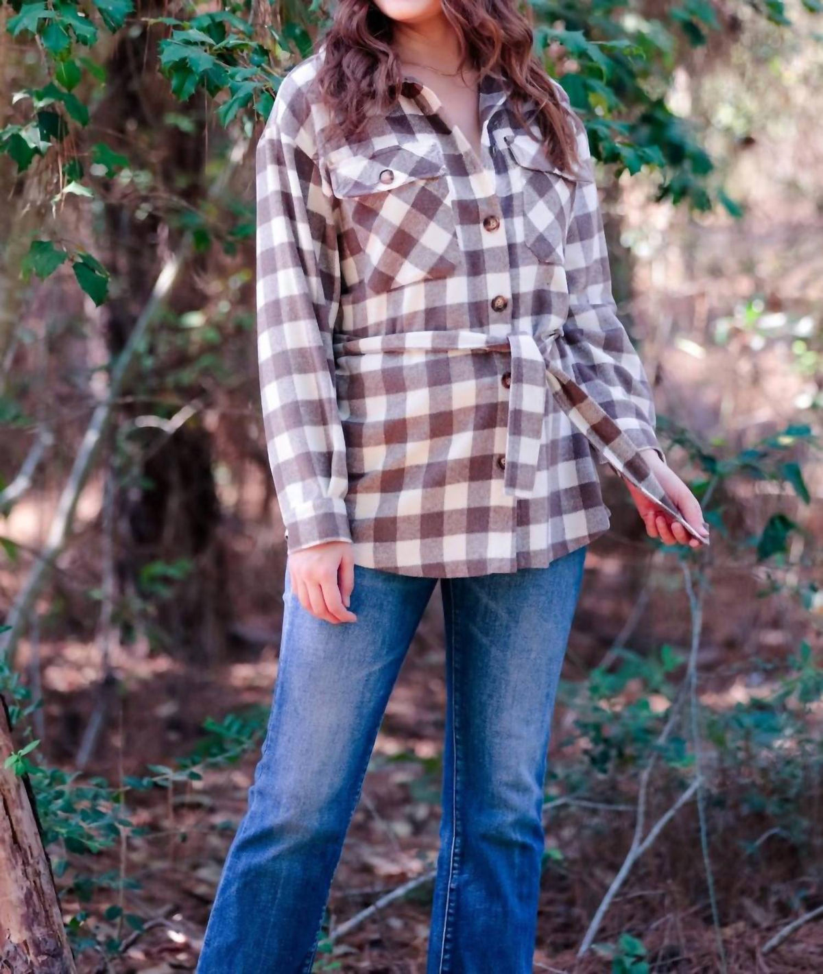 Maple Plaid Shacket