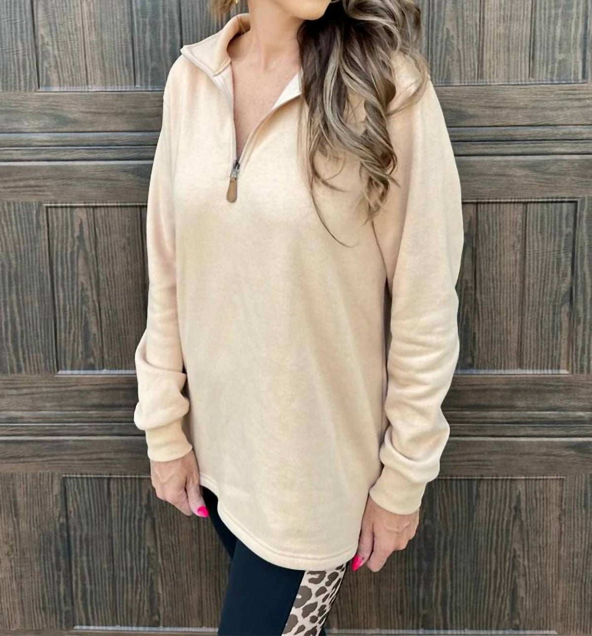 Jess Lea - Miley Quarter Zip Pullover Sweatshirt