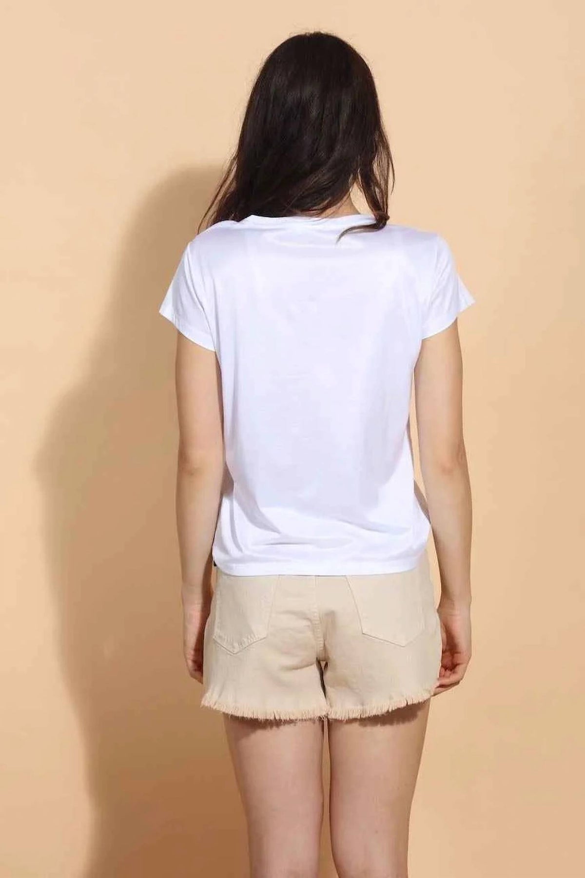 Jessie Liu - Modal Scoop Neck Tee