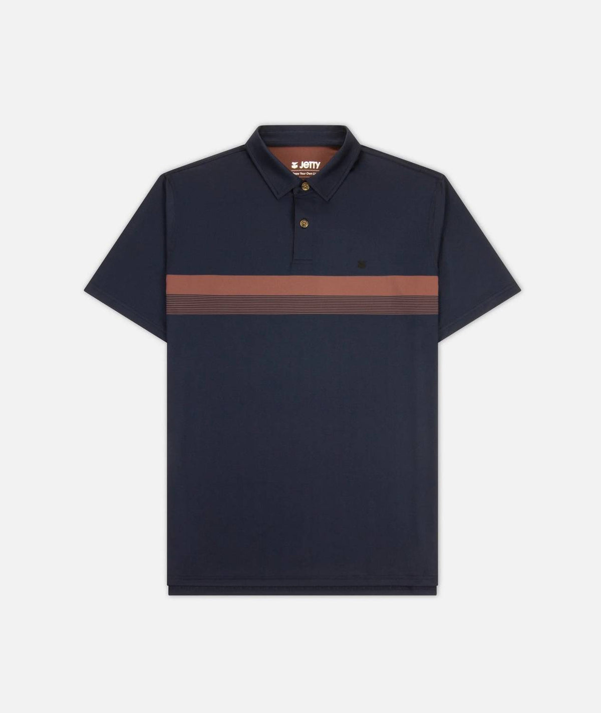 Jetty - Men's Bunker Stripe Polo