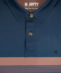 Jetty - Men's Bunker Stripe Polo