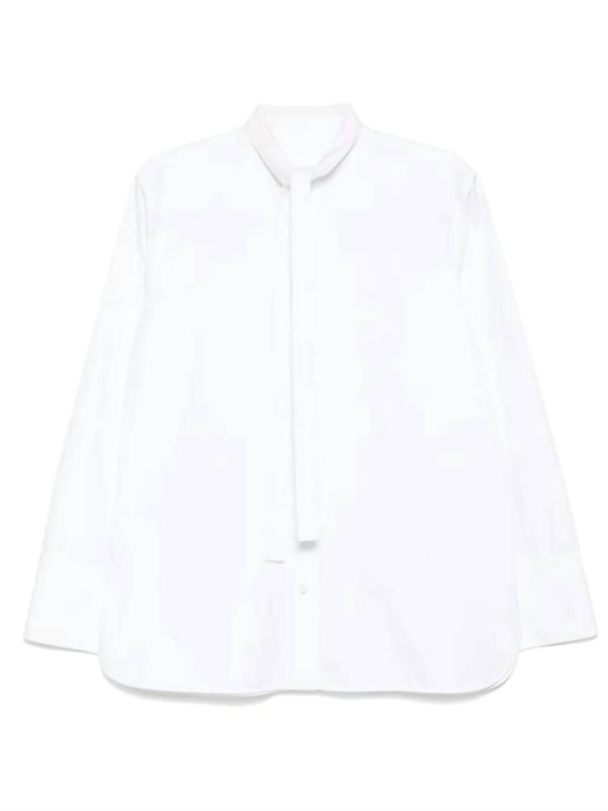 Jil Sander - Tie Poplin Shirt