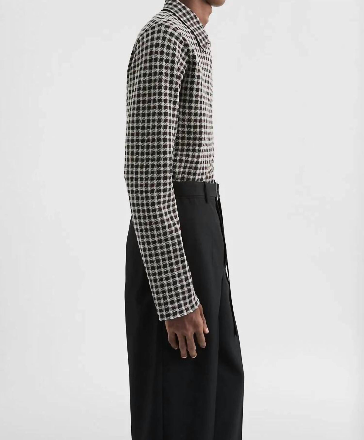 Jil Sander - Wool Blend Zip-Up Shirt