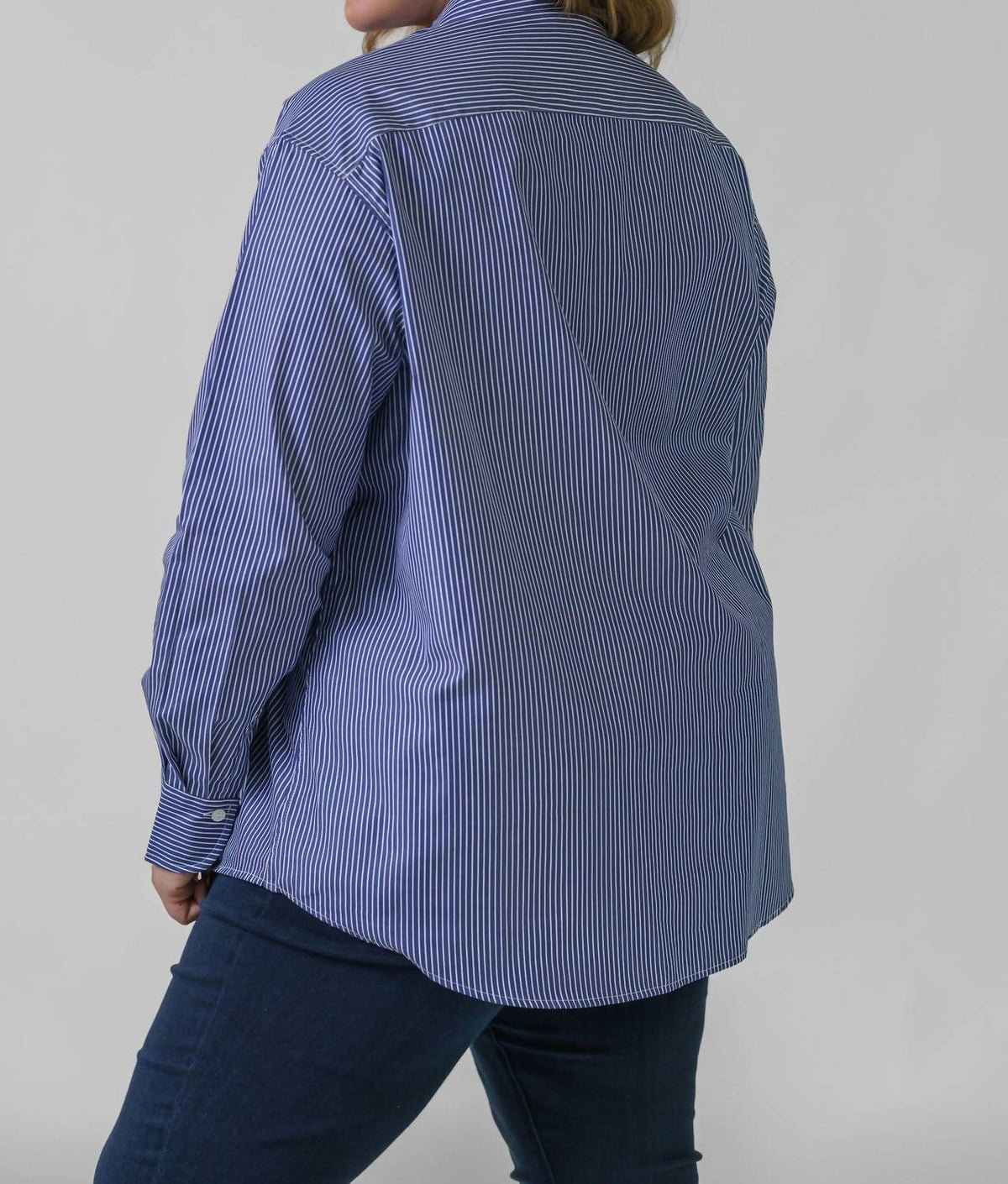 Jill Mcgowan - Joan Easy Cut Bright End On End Cotton Shirt - Plus