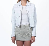Jkt Nyc - Hayden Nailhead Leather Jacket