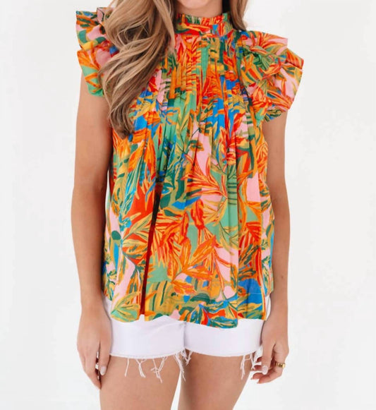 J.Marie - Paloma Pleated Top - blouses - clothing - cotton