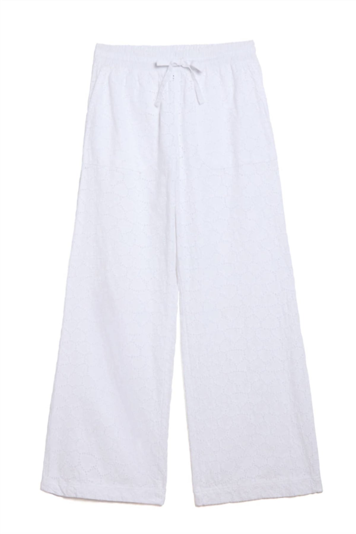 Jocelyn - Cotton Eyelet Pants