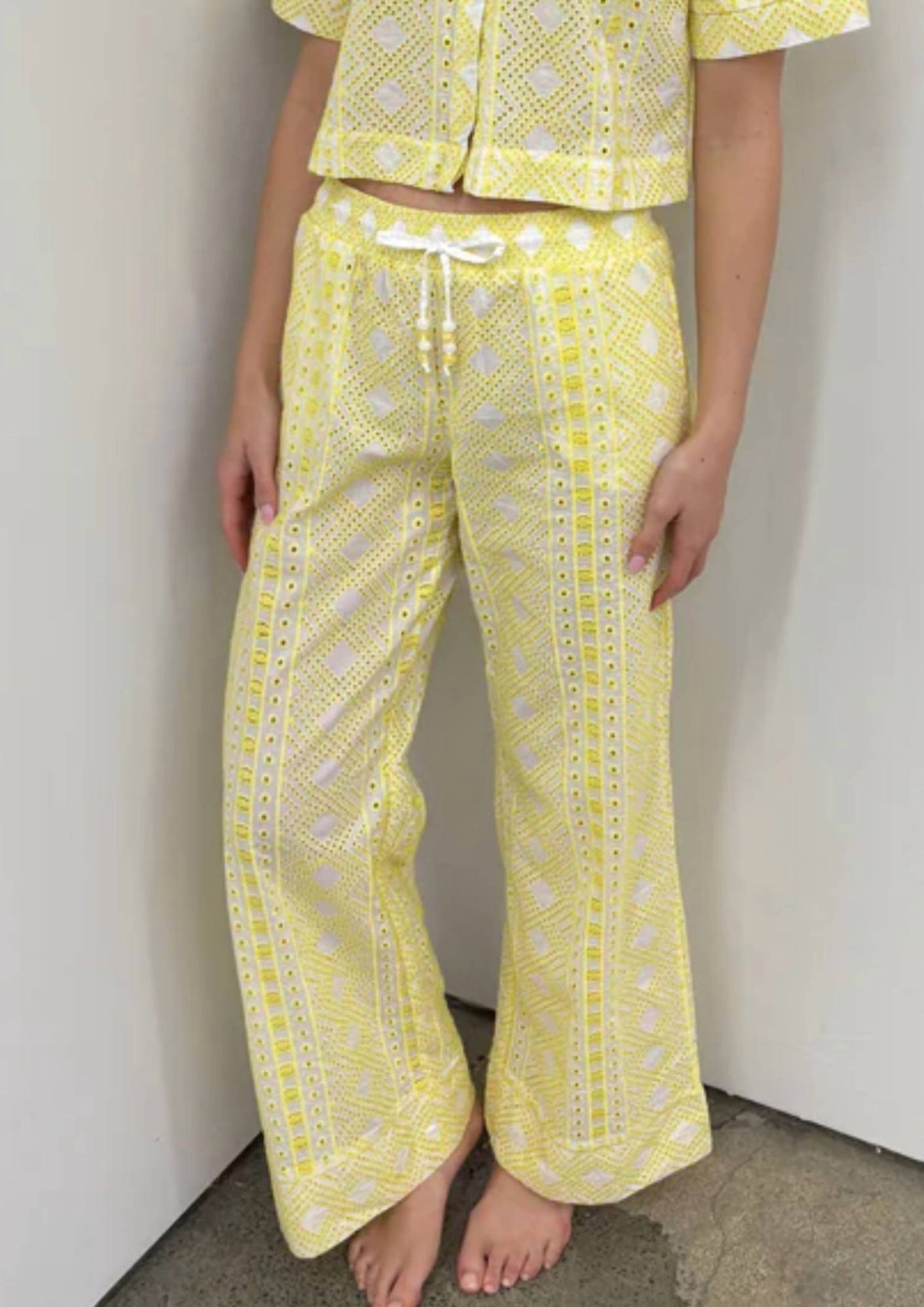 Jocelyn - Eyelet Pants