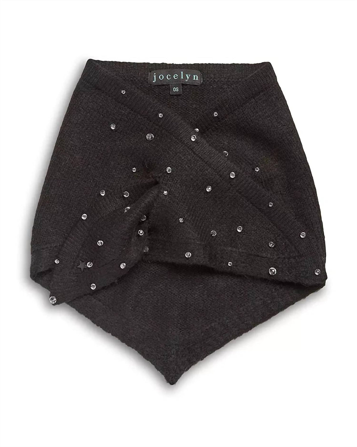 Jocelyn - Knit Triangle Pull Thru Scarf