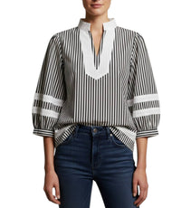 Jodifl - Caroline Split Neck Blouse