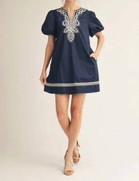 Jodifl - Grace Embroidered Dress
