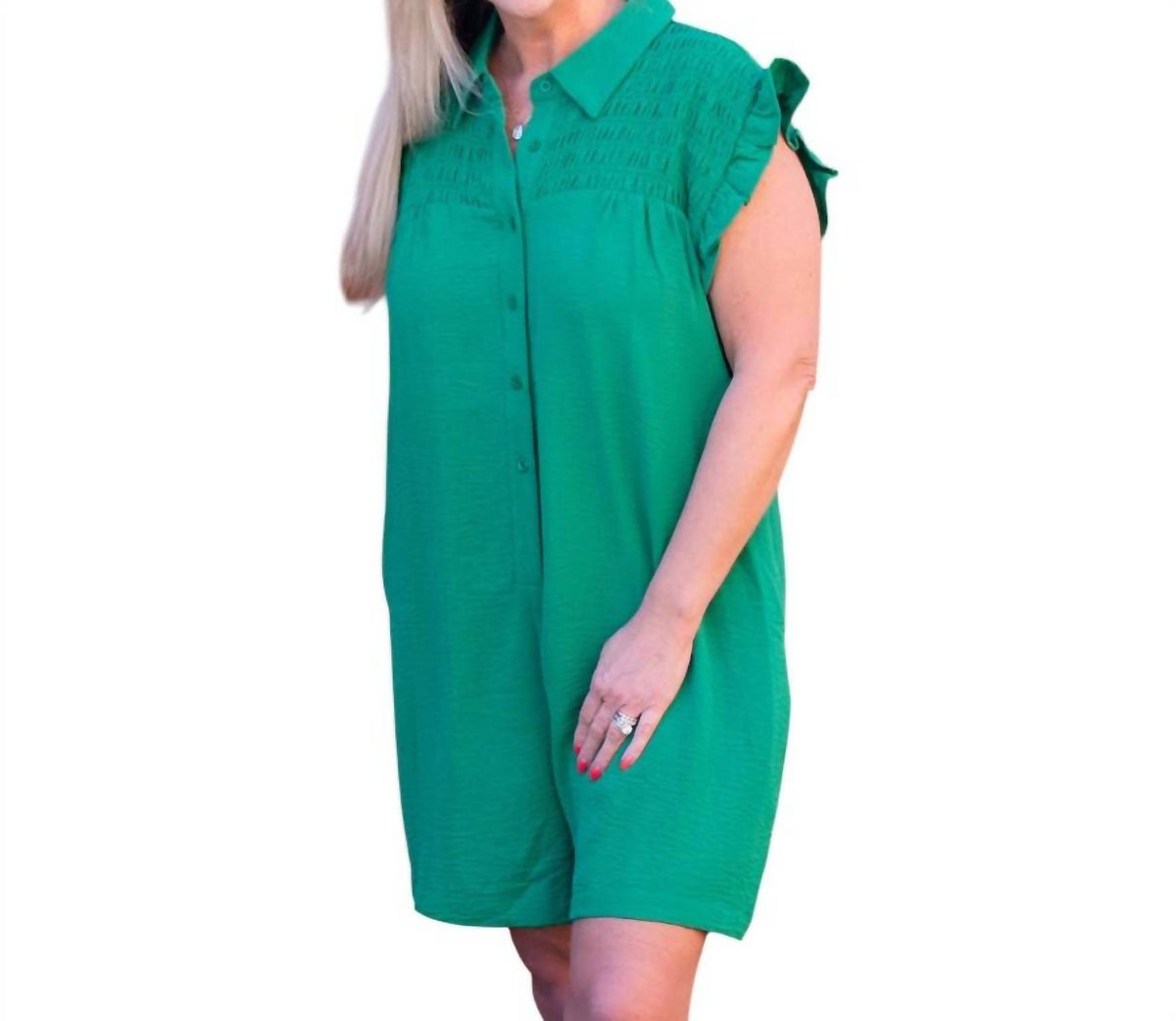 Jodifl - Button Front Romper