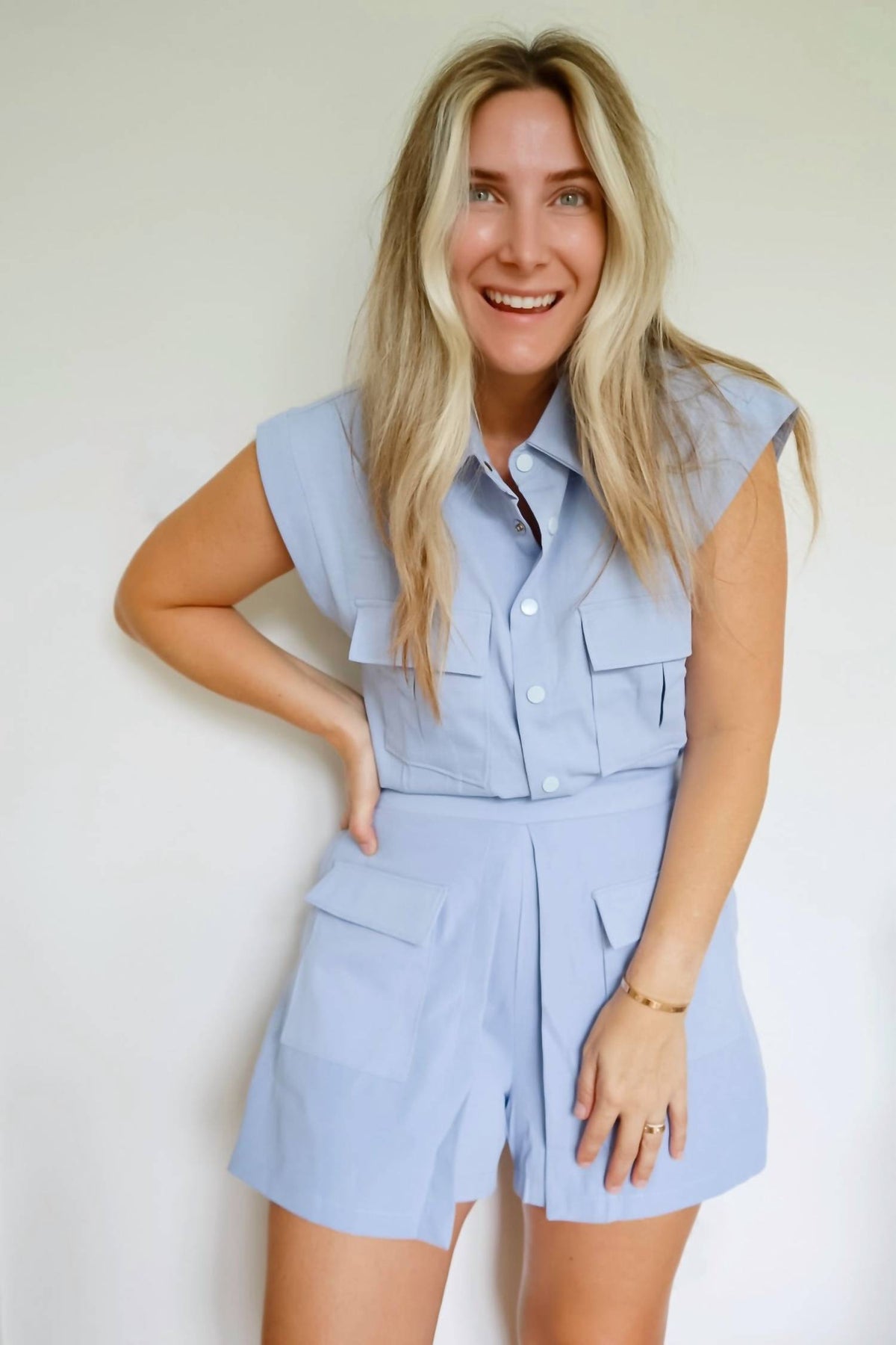 Jodifl - Lauren Utility Style Top & Skort Set