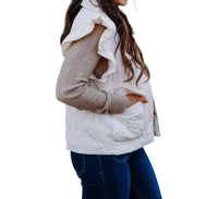Jodifl - Puffer Vest With Bows