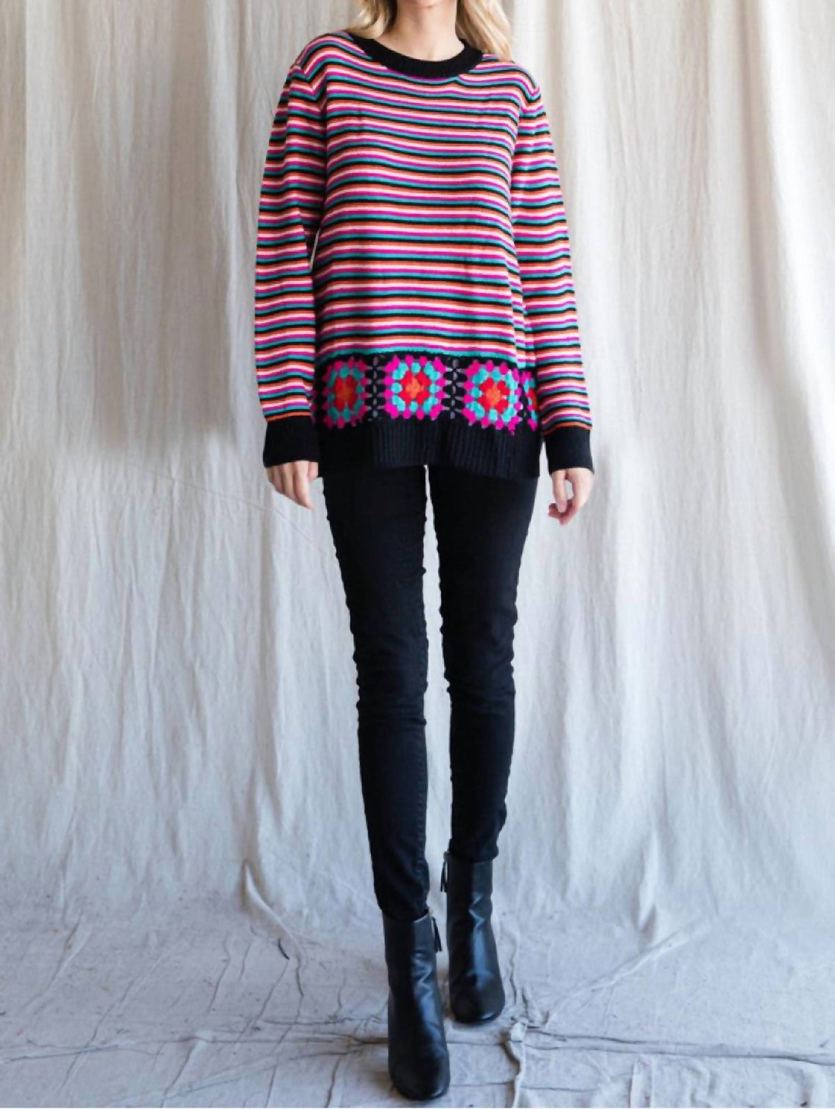 Jodifl - Split Decision Crochet Sweater