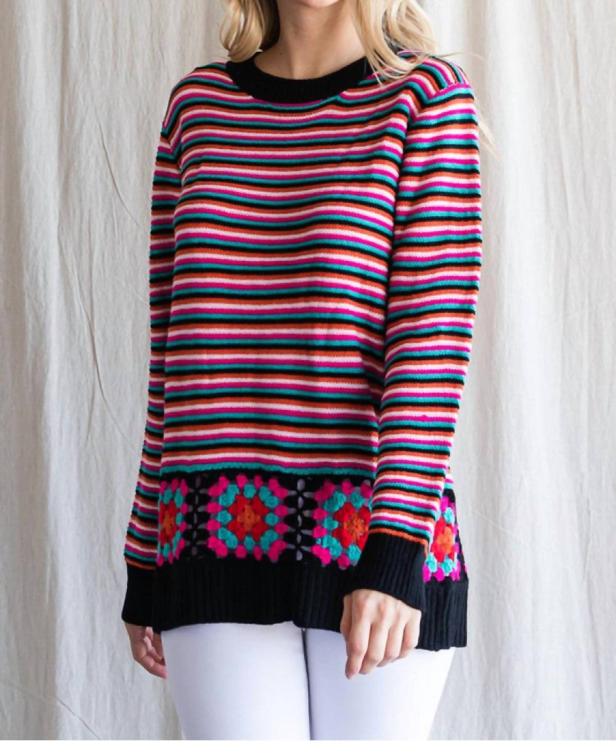 Jodifl - Split Decision Crochet Sweater
