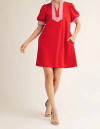 Jodifl - Stripe Contrast Shift Dress