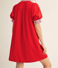 Jodifl - Stripe Contrast Shift Dress