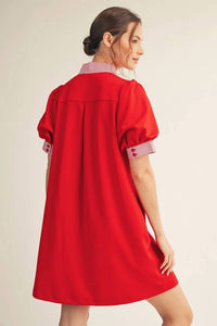 Jodifl - Stripe Contrast Shift Dress