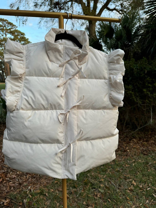 Jodifl - Women's Sarah Vest - beige - clothing - jackets