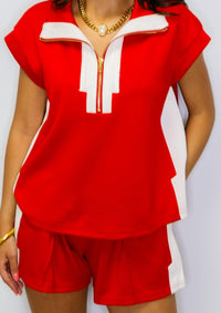 Jodifl - Zip Top Short Set