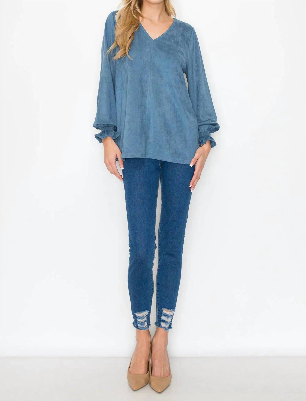 Joh - Abigail Suede Top