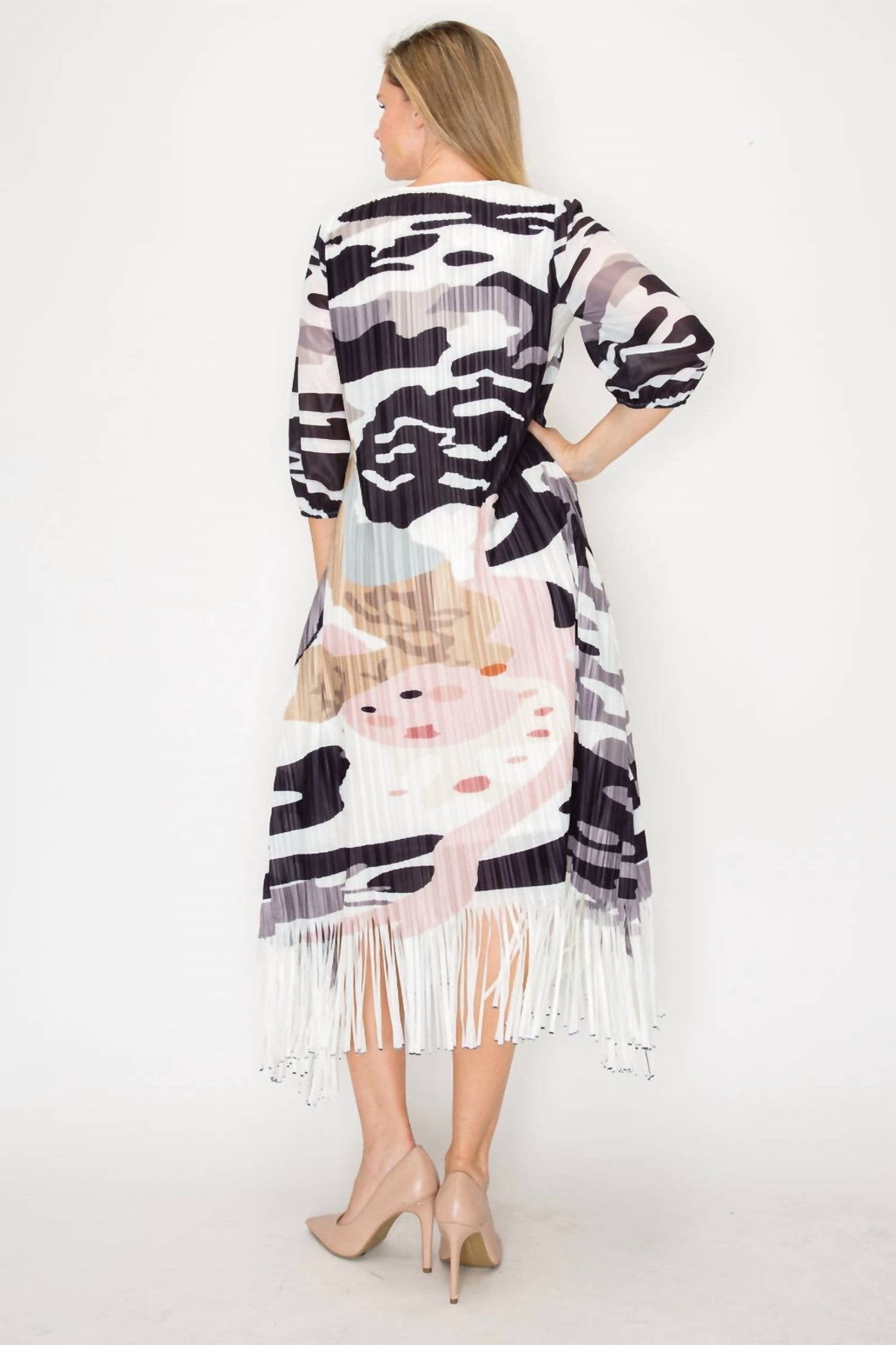 Joh - Janessa Pleated Dress - black - clothing - dresses