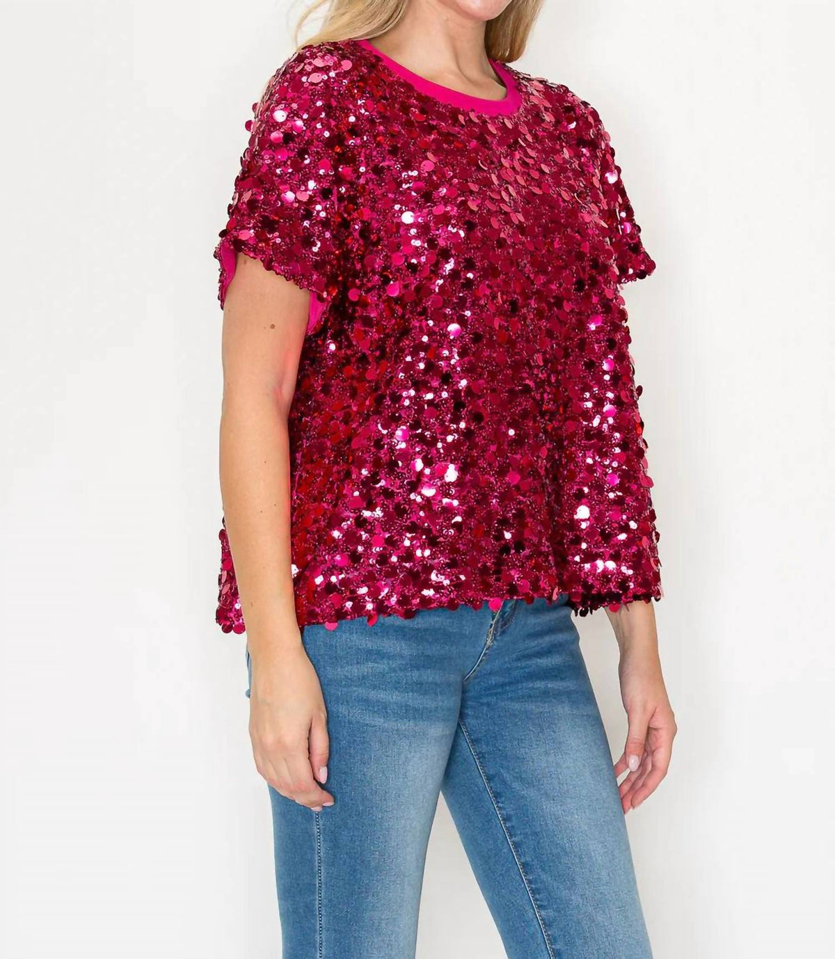 Joh - Jeovanny Sequin Top