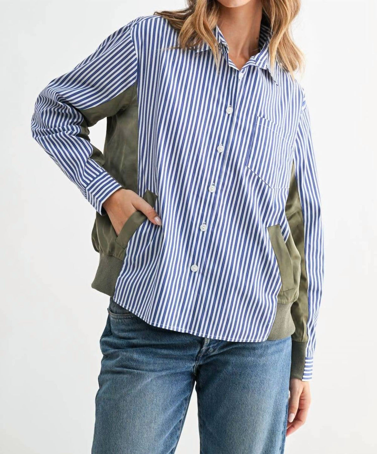 Joh - Josana Button Down Jacket Style Top