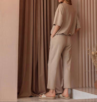 Joh - Kyrie Knit Pant - brown - clothing - pants