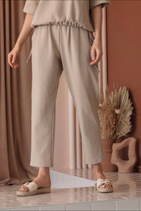 Joh - Kyrie Knit Pant - brown - clothing - pants