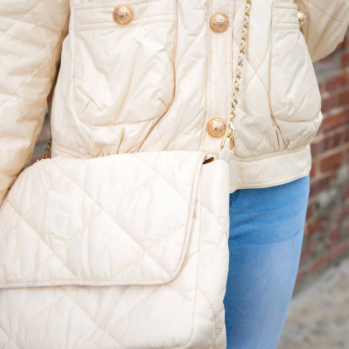 Joh - Puffer Jacket With Crossbody Bag