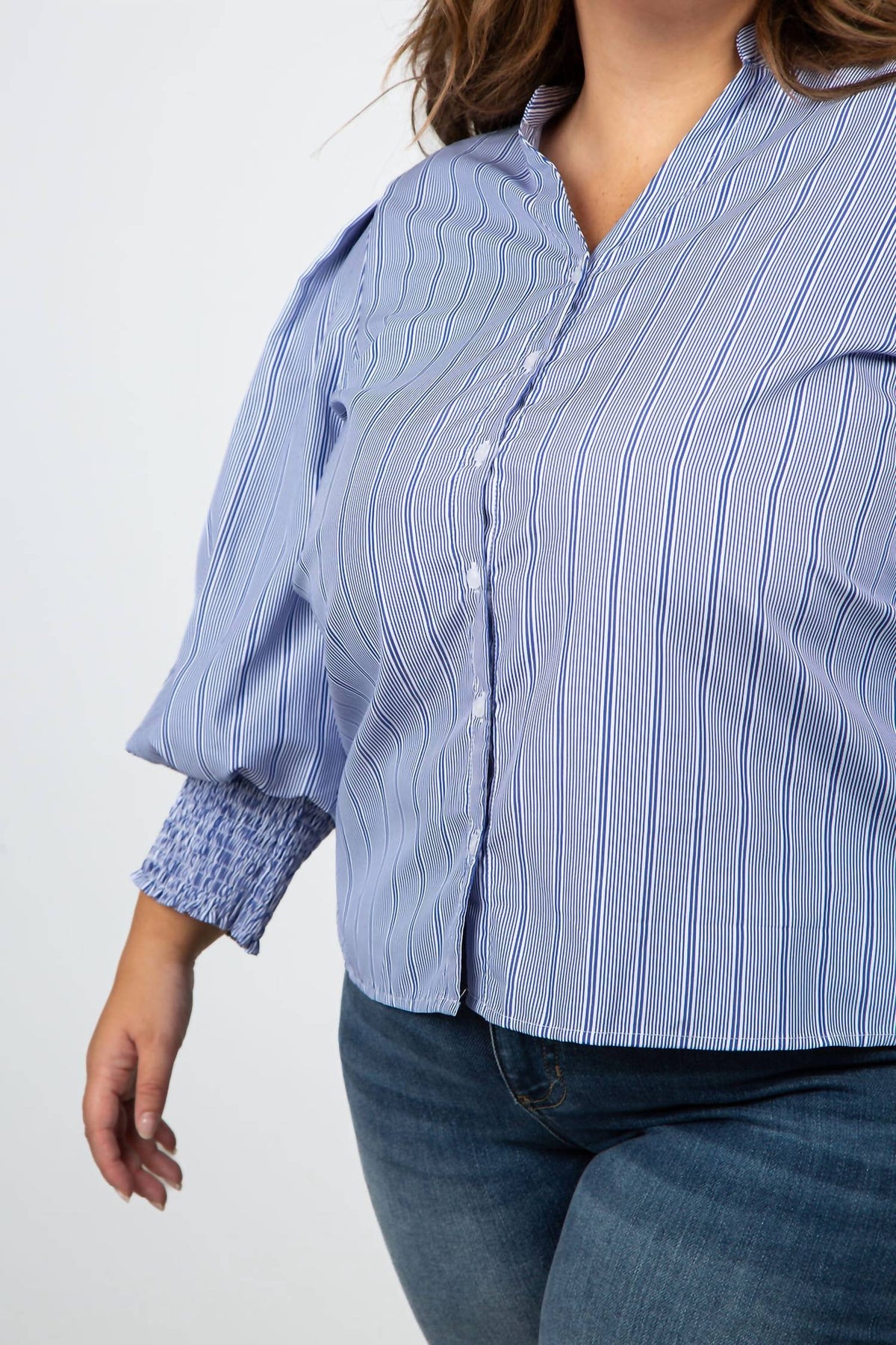 Joh - Witlee Cotton Poplin Top - Plus