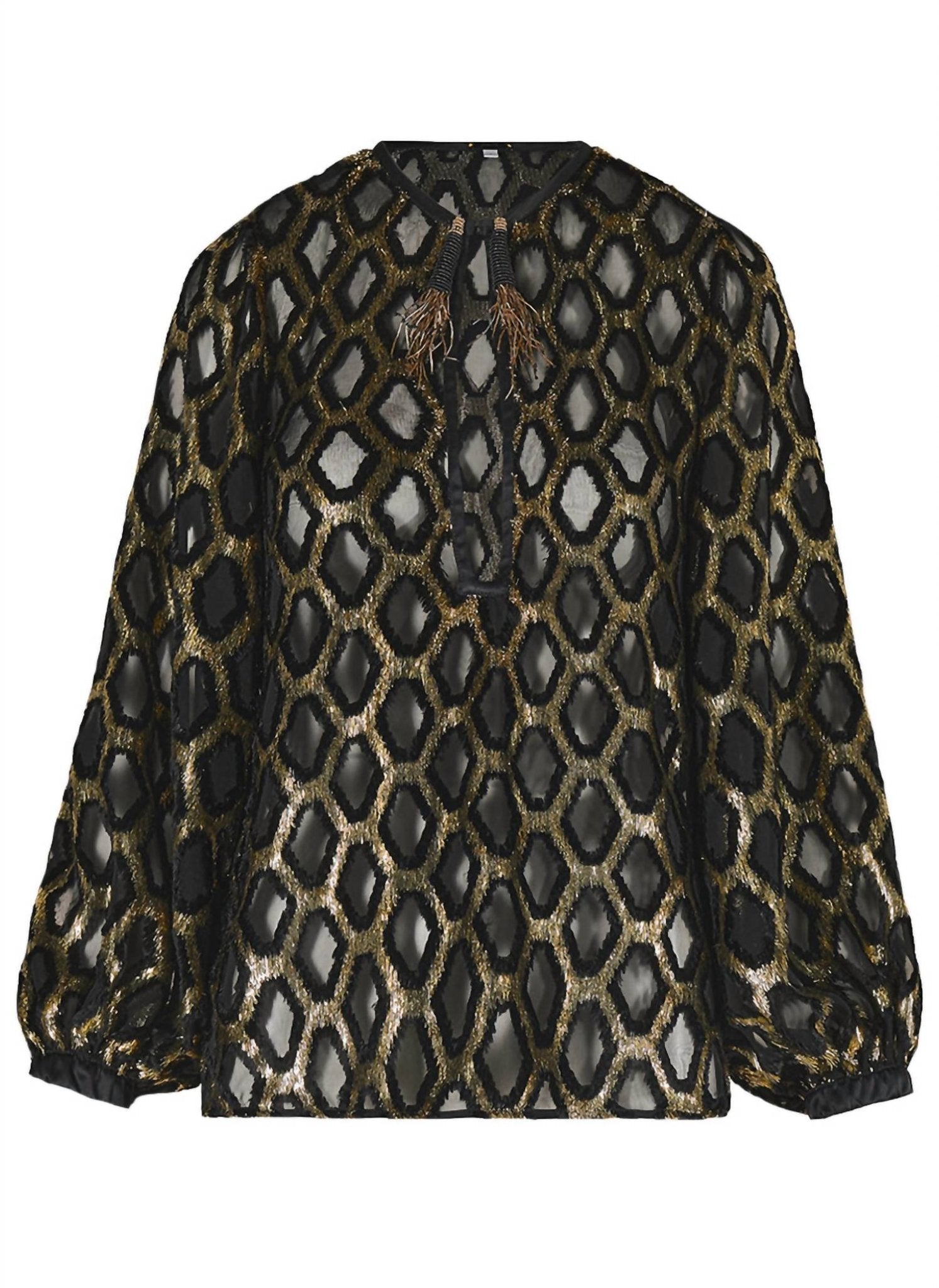 Johanna Ortiz - Women's Bold Simplicity Top - black - blouses - clothing