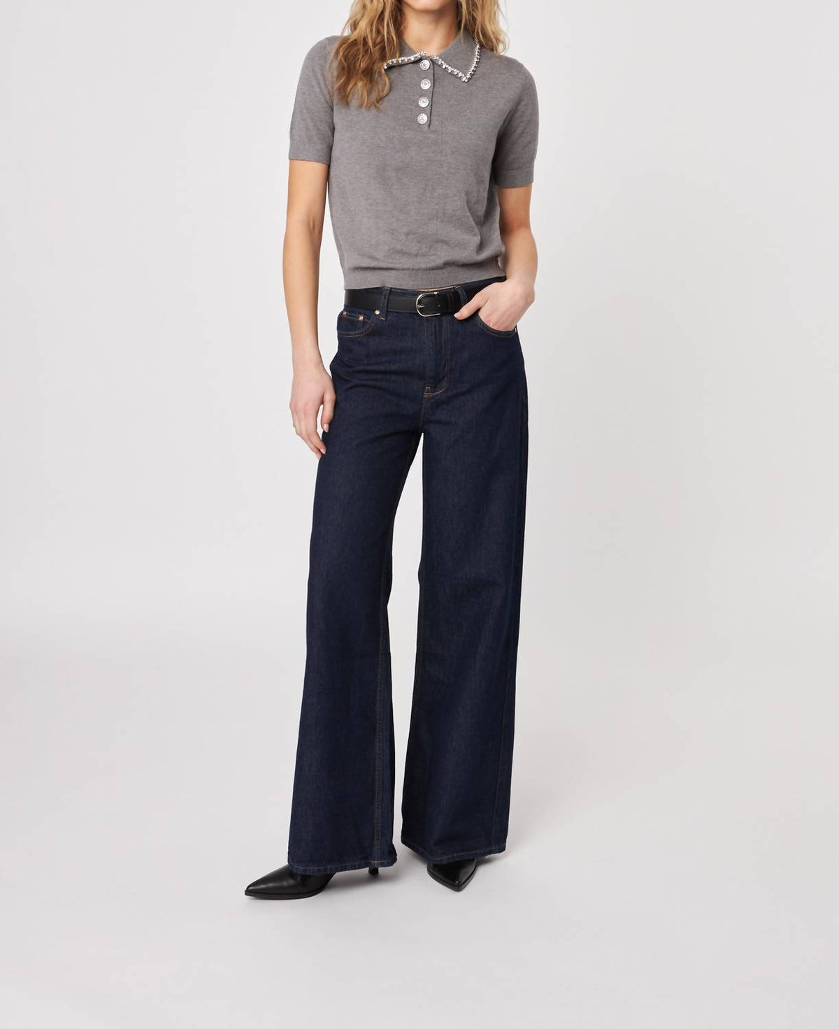 John + Jenn - Ronan Short Sleeve Sweater