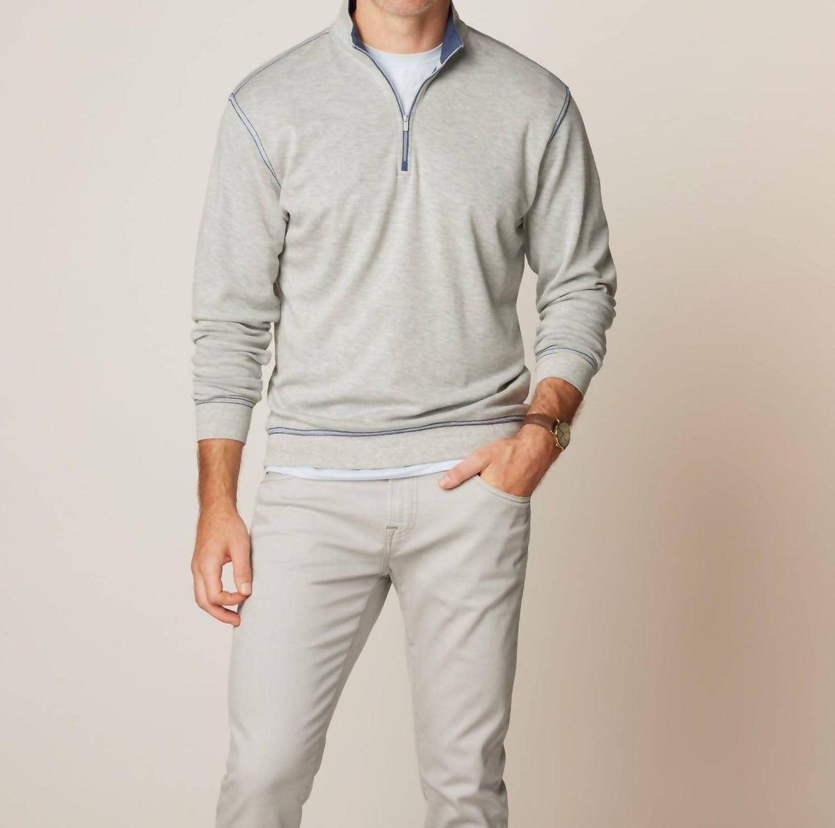 Johnnie-O - Hanks "lightweight Sully" 1/4 Zip Pullover