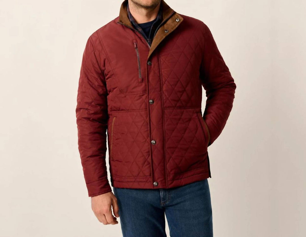 Johnnie-O - Juno Quilted Snap Jacket