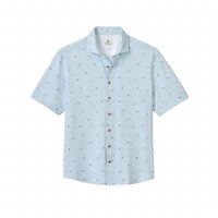 Johnnie-O - Rowing Printed Knit Button Down Shirt